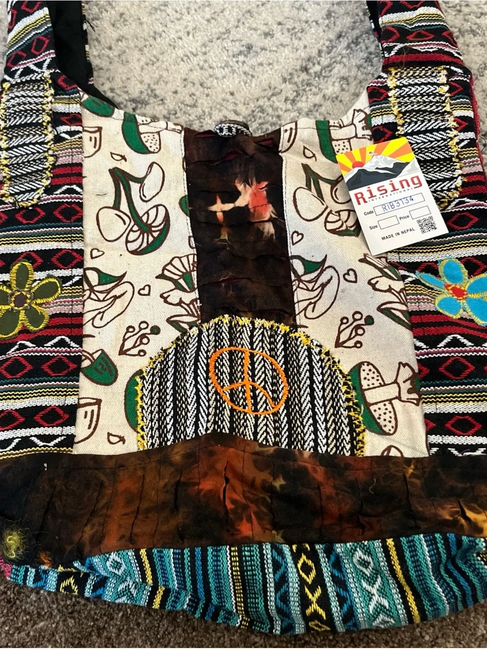 N/A multicolor boho